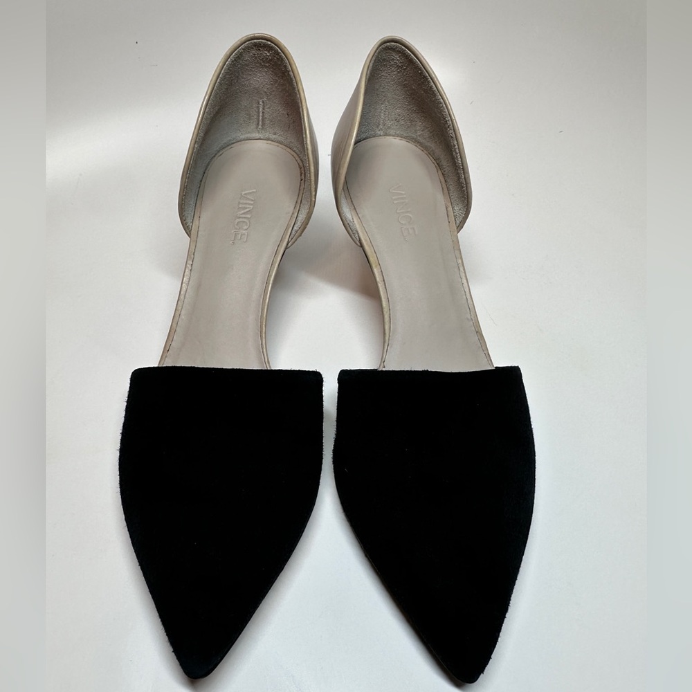 Vince “Aurelian” Leather D’Orsay Pumps – Italian Leather – Size 7.5 (EU 37) - Picture 4 of 8
